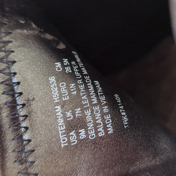 Hush Puppies Tottenham Leather Heeled Ankle Boots 9M Red Brown Granny - Picture 7 of 15